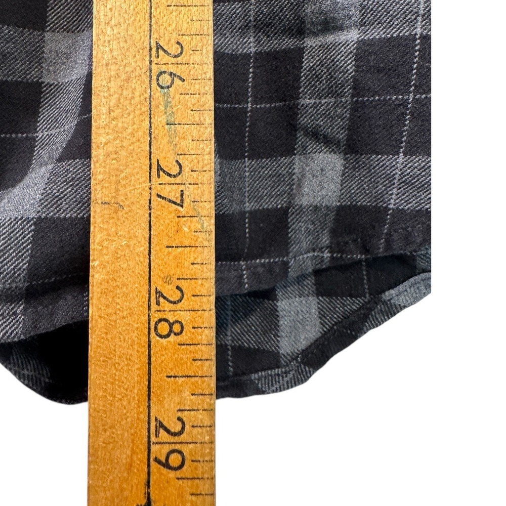 Filson Gray and Black Plaid Button-Down Shirt - Picture 4 of 8